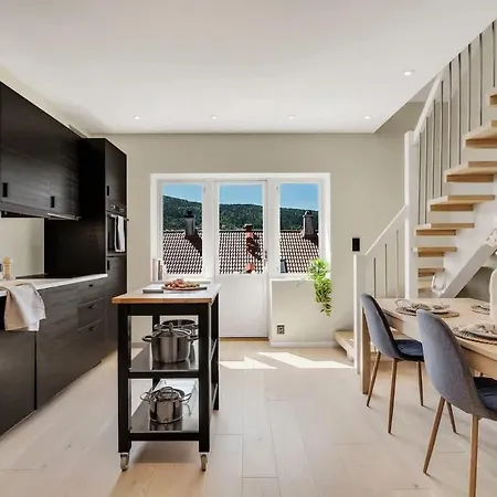 Dinbnb Appartments L Modern And Fully Equipped L 500 Meters From Torget Bergen